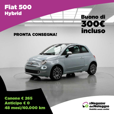 offerta Fiat 500 noleggio a lungo termine 